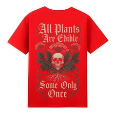 Women’s All Plants are Edible Some Only Once Men Women V-Neck T-Shirt