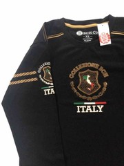 Men’s Bucheli Long Sleeve T Shirt,Italian Style,Cotton, Stretch S to XL….A2.