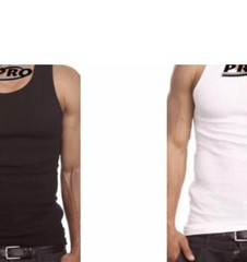 6 PRO 5 MENS A-SHIRTS COTTON UNDER SHIRT WIFE BEATER S-5XL