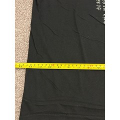 Vintage Korea Graphic T-Shirt Mens L Black Excellent Hangul Flag Souvenir Tee