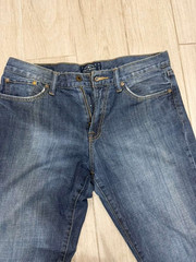 Lucky Brand Mens Straight Leg Jeans 34×30 Medium Blue Denim 35″ Actual Waist