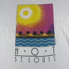Vintage Single Stitch Dallas Alice St. Louis Fruit of the Loom 80s T-Shirt L Hot