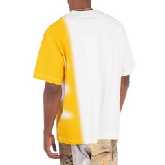 Burberry Ekd Two-Tone Crew Neck Cotton T-Shirt, Size Small