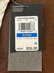Under Armour Gray Black I Can’t Stop Sleeveless Compression Tank Top XL
