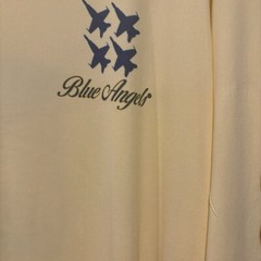 Blue Angels Vapor Light Weight Long Sleeve Yellow Shirt
