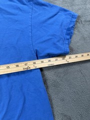 VINTAGE TYR BAC Swimming Shirt Mens Medium Blue Barracuda Aquatic Club Tee 90s