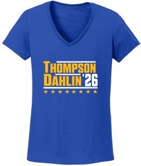 Tage Thompson Rasmus Dahlin Sabres LADIES V-Neck Shirt T-Shirt Adult XL