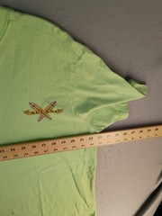 Disney Parks Aulani Resort Hawaii Go Long Surfboard Shirt Lime Green Mens Large