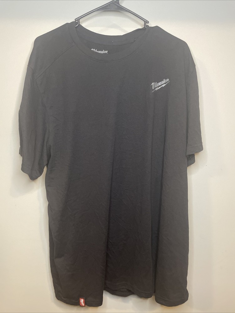 Milwaukee, FREEFLEX Hybrid Work T-Shirt – Short-Sleeve Black – 2X-Large
