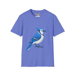 Blue Jay Graphic T-Shirt – Vintage Bird Tee for Nature Lovers & Birdwatchers