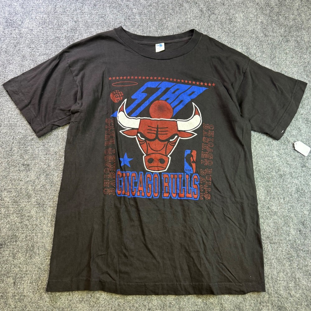 Vintage Chicago Bulls NBA World Champs NBA Champions T Shirt Mens Size XL
