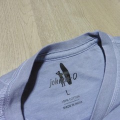 JOHNNIE O Mens T SHIRT BRENNAN 2.0 NAVY BLUE LONGSLEEVE GOLF TEE- 2NDS