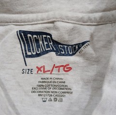 East Village NYC Flocked Logo T Shirt Mens XL Gray Felt Lettering Casual Tee