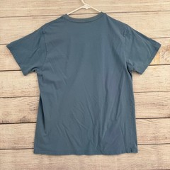 Ralph Lauren Polo Jeans Co T-Shirt Mens M Blue Graphic Crew Neck Short Sleeve