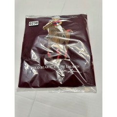 Ralph Lauren Polo Bear Horseback Vintage Single Stitch Burgandy T Shirt Mens XL