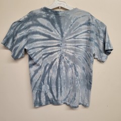 VTG Liquid Blue Tie Dye Y2K Great Wolf Lodge 2003 T-Shirt Sz-Med. Brian Fox