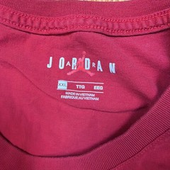 Nike Air Jordan Graphic T Shirt Mens 2XL XXL Red Jump Man Basketball 100% Cotton