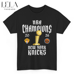 New York Knicks NBA Champions 2026 Tee Trophy Basketball NYK Fans Unisex T-Shirt