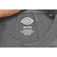 NEW Dickies Size 4XL Men’s Basic T Shirt Pocket Tee Short Sleeve Cotton Blends