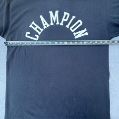 Champion Classic Jersey Script T-Shirt Size L Sport Tee Black