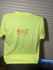 Wolverine Homemade Stencil T-shirt Neon Lime Medium Cotton Short Sleeved NWOT
