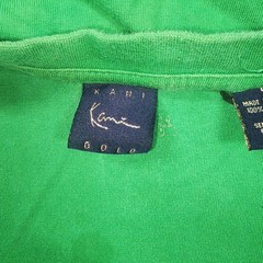Karl Kani Gold Graphic T-Shirt Mens Large Green Fair Cross Dove Streetwear Tee