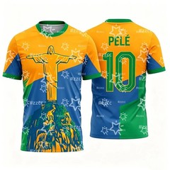 2026 Brazil Football T-Shirts WORLD CUP Polyester Tees