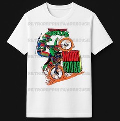 TMNT 90’s Motocross Retro Reprint Graphic T-Shirt