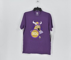 Men’s 47 Brand Minnesota Vikings Skol T-Shirt in Purple Size Extra Large