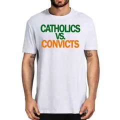 Catholics vs Convicts Vintage 1988 Shirt – 1988 Notre Dame vs. Miami football