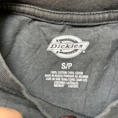 Dickies Theoni T Shirt Mens Small Gray Cotton Non Stretch Streetwear Outdoor Tee