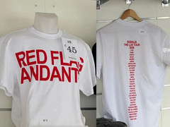 Rosalia Red Flag Andant Lux Tour 2026 Graphic Multicolor Short Sleeves T Shirt
