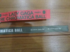 Lady Gaga Chromatica Ball Electronic Wristband and ribbon 2022