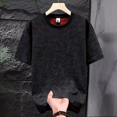 Men’s Ripped Streetwear Vintage Distressed Oversized Cotton Graphic T-Shirt