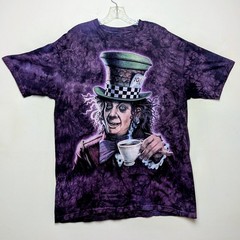 The Mountain MAD HATTER Alice In Wonderland Tie Dye Shirt Size Large