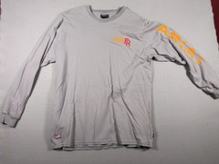 Lot 4 Ariat Work FR Flame Resistant Crew Shirt Mens L Gray Tan CAT 2 NFPA 2112