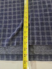 Vtg Polo Ralph Lauren Windowpane Plaid Polo Shirt Mens M Blue Graph Grid Cotton