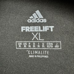 adidas T-Shirt Men’s XL Freelift Short Sleeve Logo Tee Crewneck Climalite Black