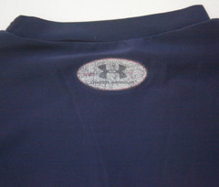 Under Armour Blue T-Shirt Top Long Sleeve Medium Polyester Elastane Heat 1303