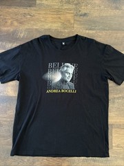 Andrea Bocelli Believe Tour 2021 TShirt Mens 2XL Official Merchandise NEW A3