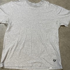Human Made Shirt Large Nigo Heart Logo Plain Basic Grey Streetwear Tee