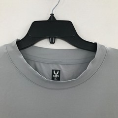 ASRV Shirt Mens Large L Gray 3D Lite 2.0 DSG-0841 Crew 3/4 Short Sleeve Tee Men