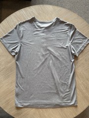 Pistol Lake Men’s Short Sleeve Henley XL Gray