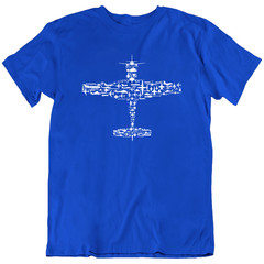 Aviation T-Shirt Fighter Jet Airplane Pilot Gift Military Aircraft Graphic Tee