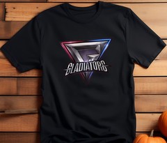 Gladiator T-Shirt Top Tee -TV Show Inspired Ready Battle Games Gift Tee tops Uk