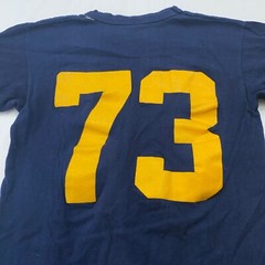 vintage 1973 MIAMI DOUBLE SIDED FOOTBALL JERSEY T-Shirt 2XS florida 70s beach