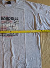 Vintage 90s Roadkill Cafe T-Shirt XL D-Lab The Doctor Heather Gray Boxy Fit
