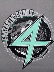 Fantastic Fours-Original Rufnek T-Shirt Men’s XL Gray and Green for Jordan 4’s