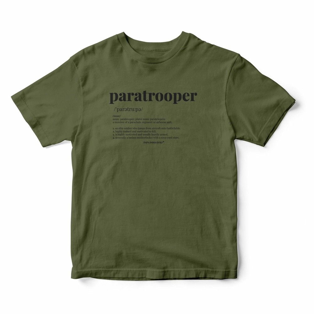 Armed Forces Gift Airborne Forces Para – Definition of the Paratrooper – T-Shirt