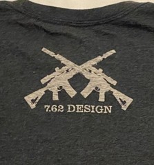 “Come and Take It” 7.62 Design Men’s Small T-Shirt Gray Bullet USA Flag Guns